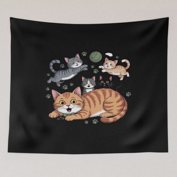 Item preview, Funny Herding Cats Joke Cat Kitten designed and sold by JonBarnes22.