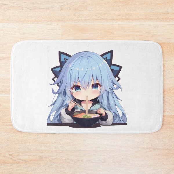 Item preview, Tobiichi Origami Eating Ramen Date A Live Chibi Anime designed and sold by Raslbazola.