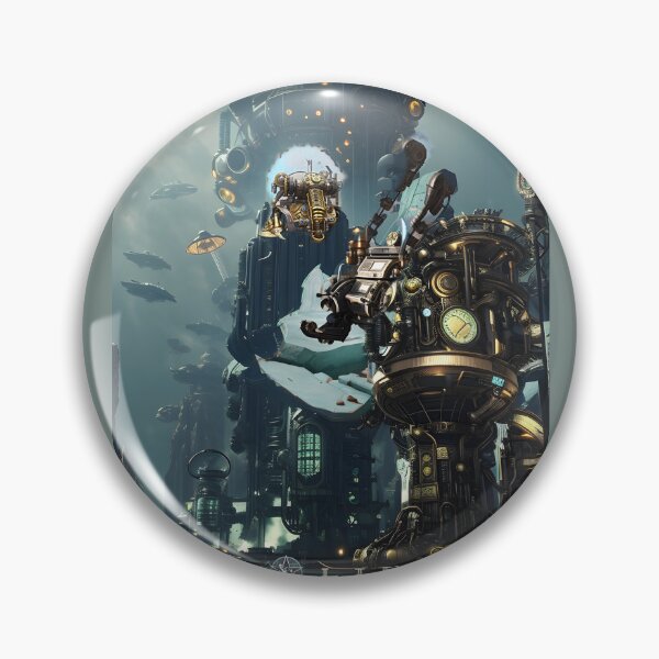 Item preview, Alex Lifeson Alien Steampunk Optical Illusion RUSH T-Shirt designed and sold by Tshirtophobia.