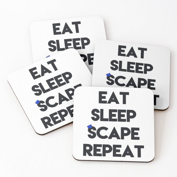 Item preview, Eat, Sleep, 'Scape & Repeat (Blue) designed and sold by Faizanischer.