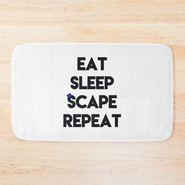 Item preview, Eat, Sleep, 'Scape & Repeat (Blue) designed and sold by Faizanischer.