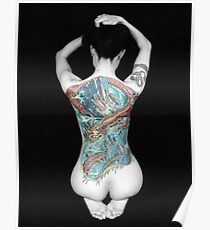 Raia- Back Tattoo Poster
