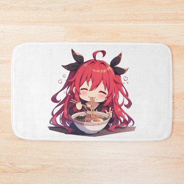 Item preview, Kotori Itsuka Enjoying Ramen Date A Live Chibi Anime designed and sold by Raslbazola.