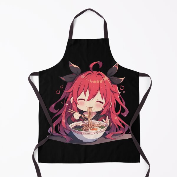 Item preview, Kotori Itsuka Enjoying Ramen Date A Live Chibi Anime designed and sold by Raslbazola.