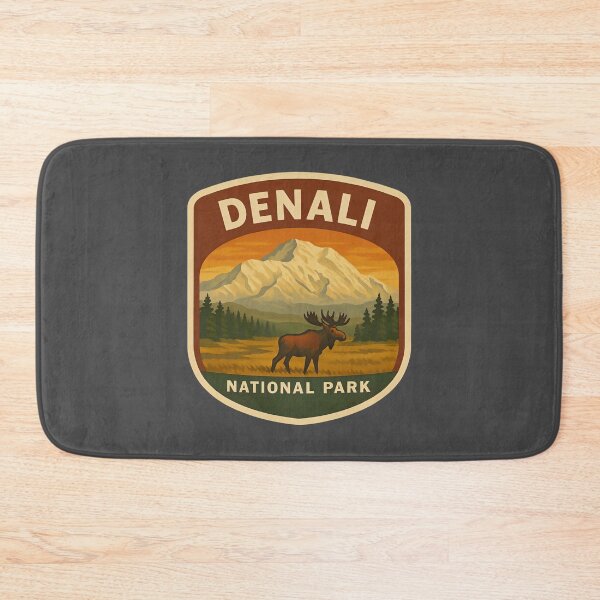 Item preview, Vintage American National Park Print: Denali designed and sold by PinUpPizzazz.
