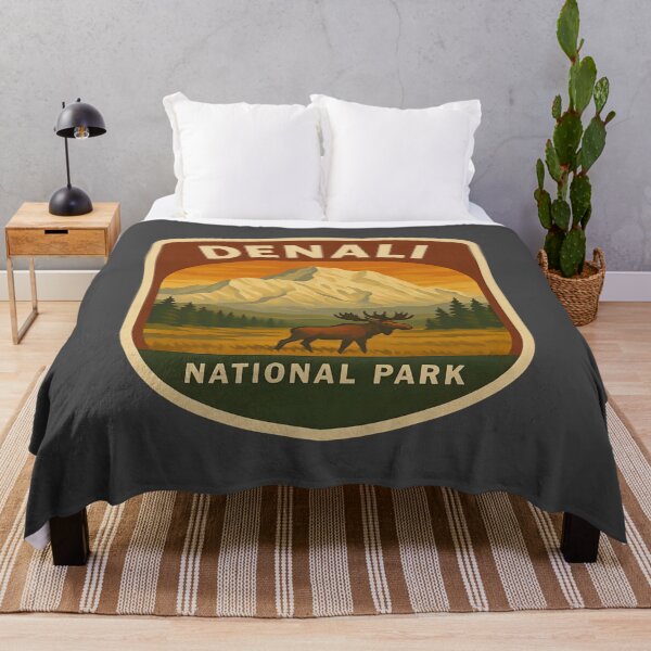 Item preview, Vintage American National Park Print: Denali designed and sold by PinUpPizzazz.