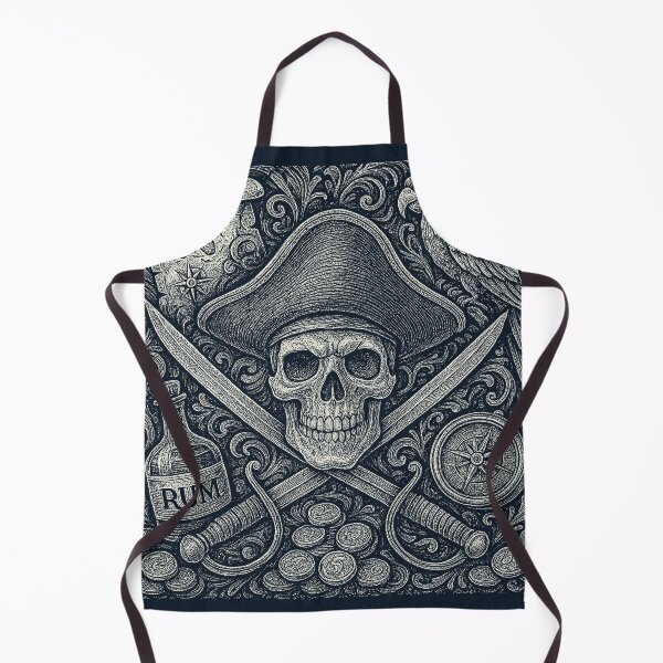 Item preview, Pirate Skull Swords Rum Treasure Map designed and sold by EdvvinStudios.