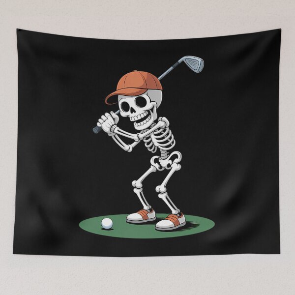 Item preview, Skeleton Golf Halloween Golfer Golf Player Funny  designed and sold by ZackeryKuphal.