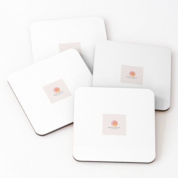 Item preview, Minimalist Positivity Quote Print — Happy Mind by Maeve designed and sold by Wellness Studios.