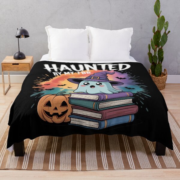 Item preview, Funny Book Lovers Ghost Halloween Bookworm designed and sold by NicoletteLittel.