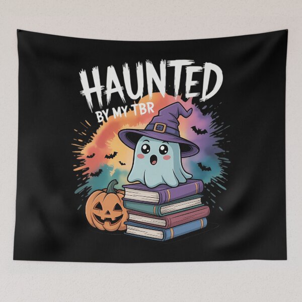 Item preview, Funny Book Lovers Ghost Halloween Bookworm  designed and sold by NicoletteLittel.