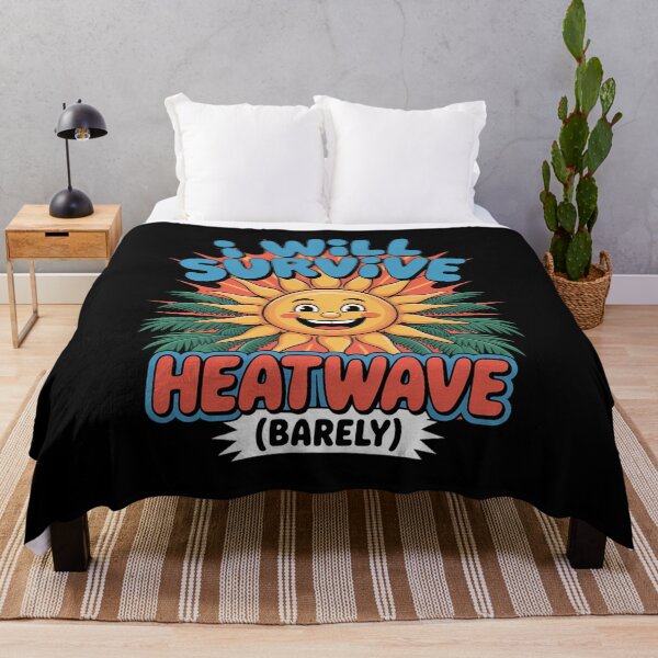 Item preview, Funny I Will Survive Heatwave Barely Summer Heat Survival designed and sold by tabdejinti.