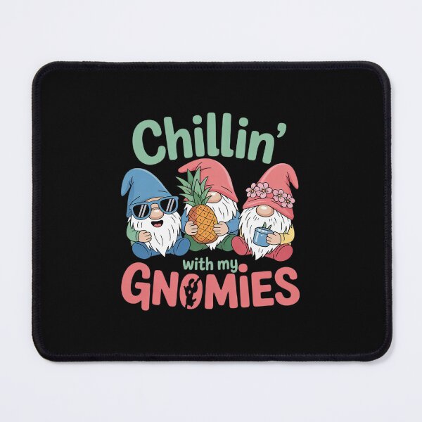 Item preview, Chillin with my gnomies Cute Spring or Summer Gnomes  designed and sold by lilLilaBatArt.