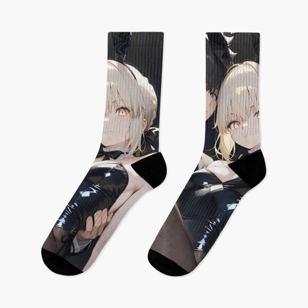 Item preview, Saber Alter Fate Stay Night Bunny Couple Artwork designed and sold by thedarvills.