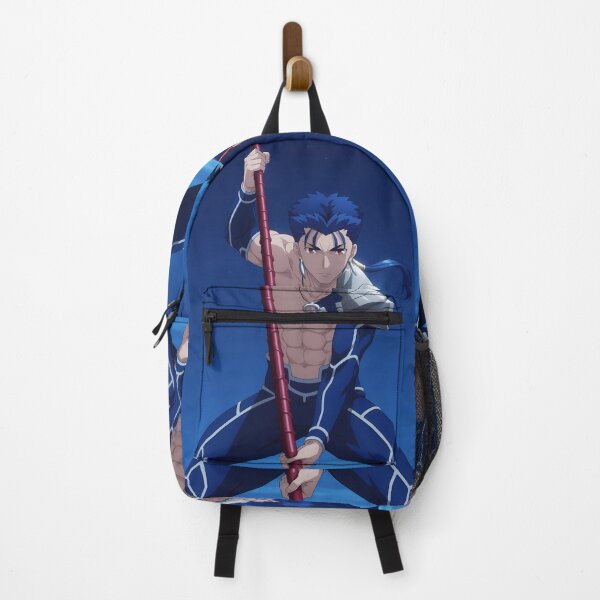 Item preview, Lancer Fate Stay Night Anime Shirtless Battle Pose designed and sold by thedarvills.