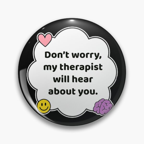 Item preview, Coping Humor – My Therapist Will Hear About You – Gift for Therapy Friends – Cute Soft Sticker designed and sold by JacobKAurumhead.