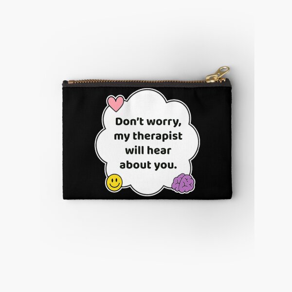 Item preview, Coping Humor – My Therapist Will Hear About You – Gift for Therapy Friends – Cute Soft Sticker designed and sold by JacobKAurumhead.