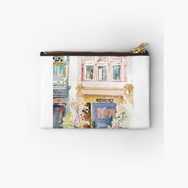 Item preview, Shophouse, street scene Singapore, ink and wash, sg designed and sold by Almondtree.