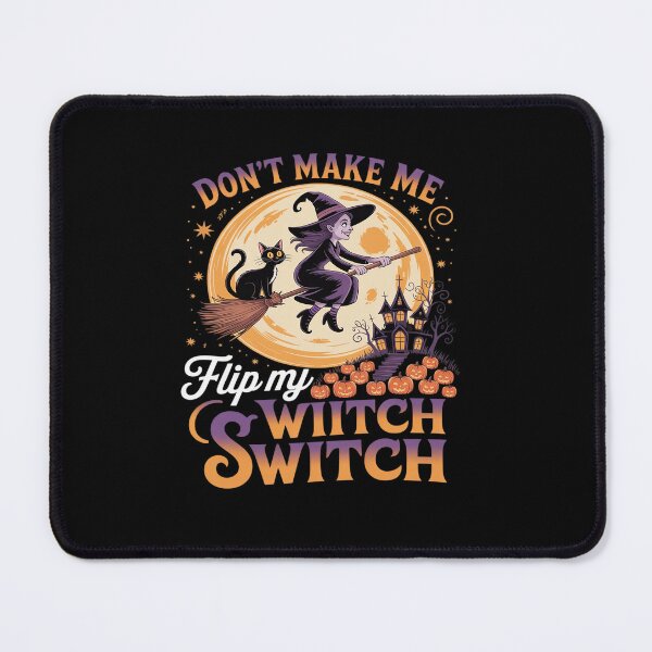 Item preview, Funny Joke Flip Witch Switch Halloween Witch On Broomstick designed and sold by tabdejinti.