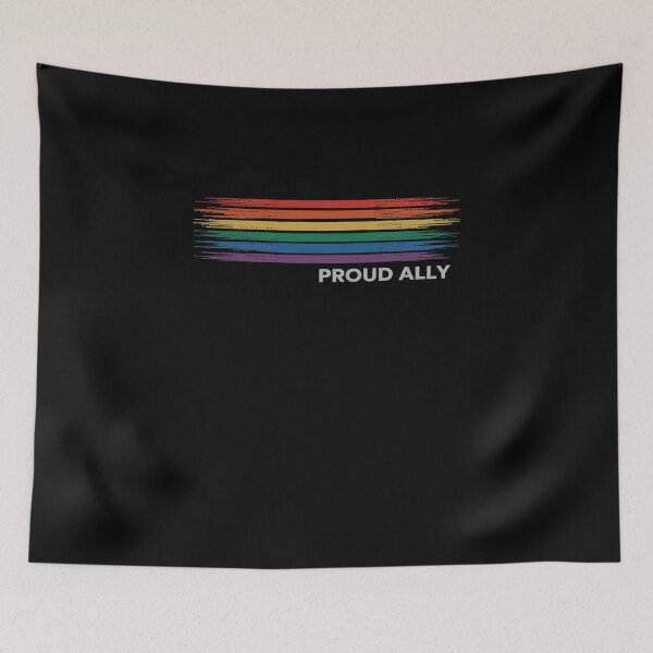 Item preview, Gay Pride Rainbow Proud Ally LGBT Support Pride designed and sold by VasilisLamArt.