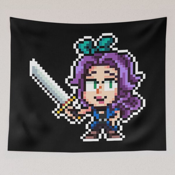 Item preview, Abigail Pixel - Stardew Valley  designed and sold by Naziavage.