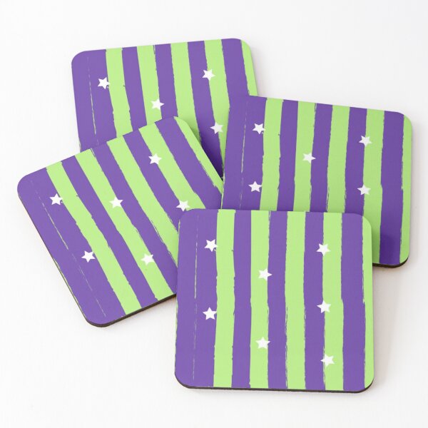 Item preview, Purple Green Stripe Star Pattern classic tshirt designed and sold by anandsiva2703.
