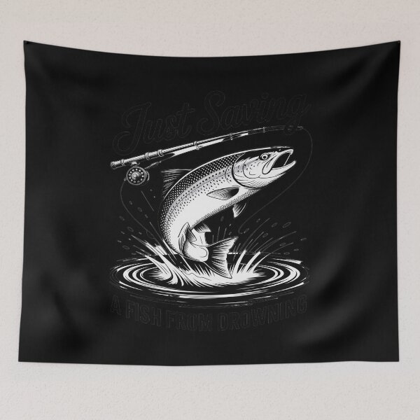 Item preview, Funny Just Saving a Fish from Drowning Sarcastic designed and sold by tabdejinti.