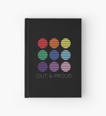 Out & Proud- Circles (V2) Hardcover Journal