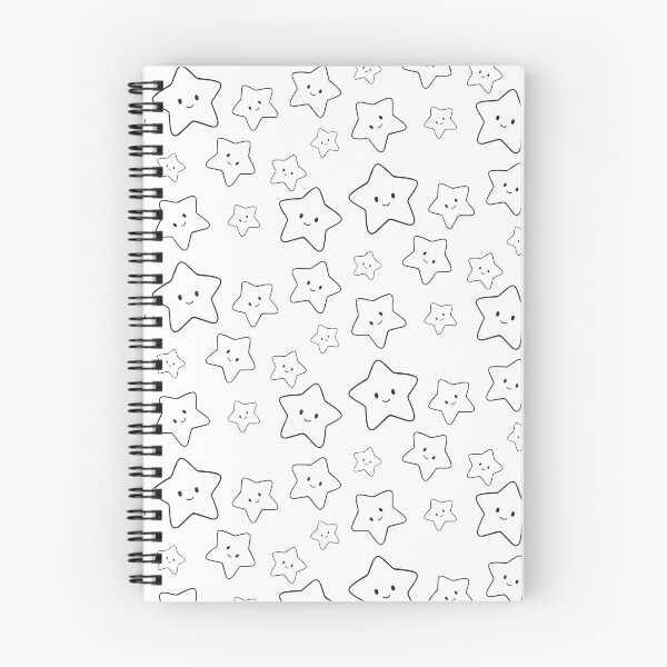 Item preview, Cute Happy Star Doodle Pattern designed and sold by Porpor Artwork.