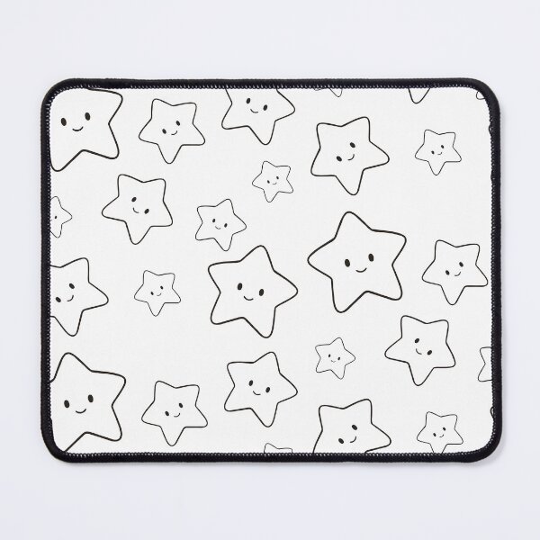 Item preview, Cute Happy Star Doodle Pattern designed and sold by Porpor Artwork.