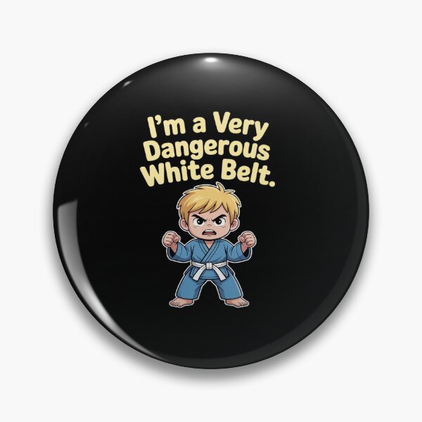 Item preview, Funny Karate Arts I’m a Very Dangerous White Belt designed and sold by tabdejinti.