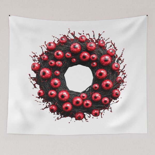 Item preview, Corona de globos oculares espeluznante designed and sold by scicilysimonee.