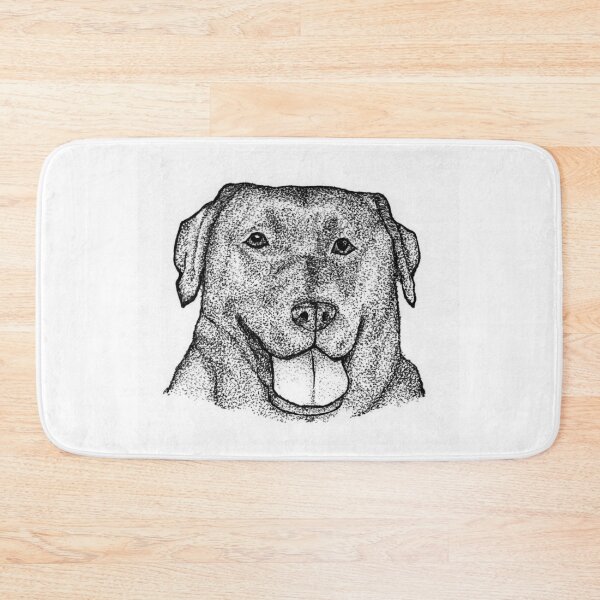 Item preview, Labrador Retriever Stippling Portrait | Black Lab Dog Owner Gift | Custom Pet Commission Sample designed and sold by wbhny.