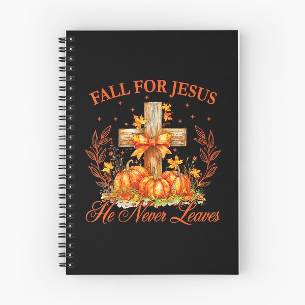 Item preview, Fall For Jesus He Never Leaves Autumn Christan designed and sold by JEFDodsonArt.