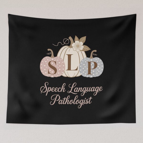 Item preview, SLP Pumpkin Speech Language Pathologist Fall Autumn designed and sold by VENOM0RIOT.