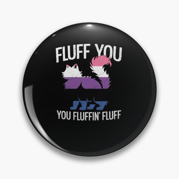 Item preview, Fluff You You Fluffin Fluff Gender-Fluid Pride Cat LGBT-Q designed and sold by AmparoBoyle.