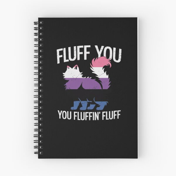 Item preview, Fluff You You Fluffin Fluff Gender-Fluid Pride Cat LGBT-Q designed and sold by AmparoBoyle.
