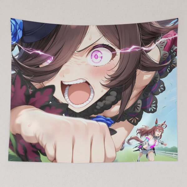 Item preview, Rice Shower Uma Musume Pretty Derby fierce anime girl waifu energy designed and sold by thedarvills.