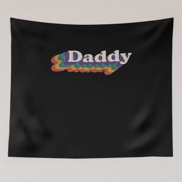 Item preview, Daddy, Gay Daddy Bear, Retro LGBT Rainbow, LGBTQ Pride designed and sold by RayArmstrong.