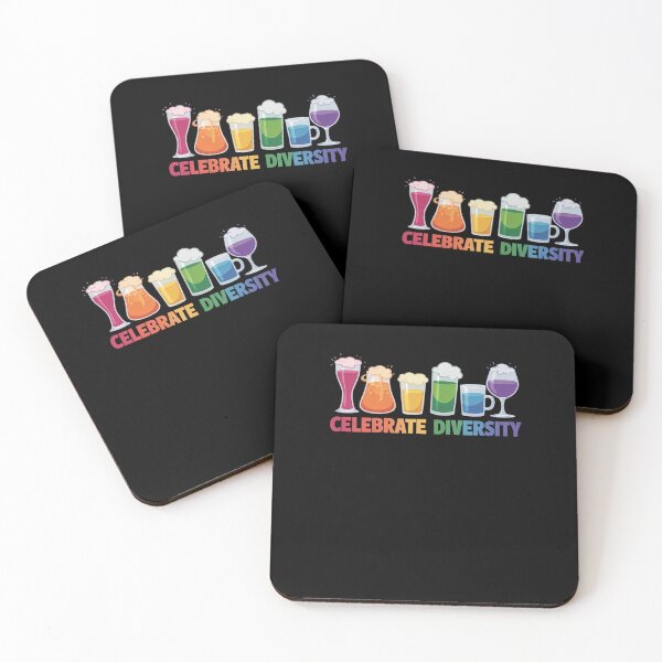 Item preview, Celebrate Diversity Beer Drinking LGBT Beer Gay Pride Month designed and sold by MinaReinger.