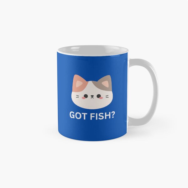 Item preview, Got Fish Kawaii Cat designed and sold by GoblinBoutique.
