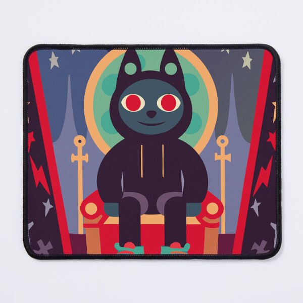 Item preview, Anubis in the Cosmic Throne: Divine Streetwear God designed and sold by RelaxingDreams.