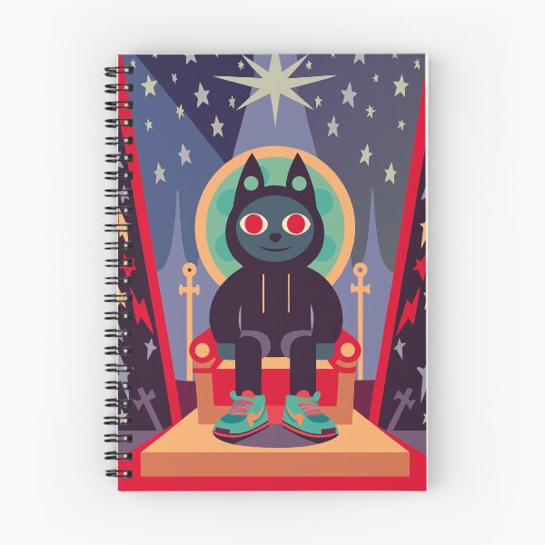 Item preview, Anubis in the Cosmic Throne: Divine Streetwear God designed and sold by RelaxingDreams.