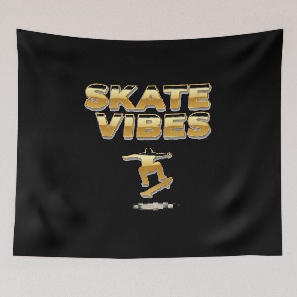 Artikelvorschau, Skate Vibes – Goldenes Skateboard Logo Design entworfen und verkauft von SeaPolar.