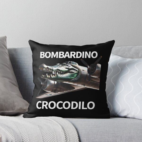 Item preview, Bombardino Crocodilo AI Brainrot Meme Funny Bombardiro designed and sold by MichaelBurnLove.