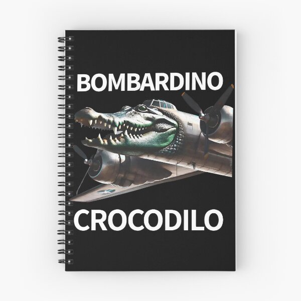 Item preview, Bombardino Crocodilo AI Brainrot Meme Funny Bombardiro designed and sold by MichaelBurnLove.