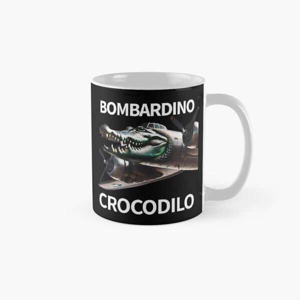 Item preview, Bombardino Crocodilo AI Brainrot Meme Funny Bombardiro designed and sold by MichaelBurnLove.