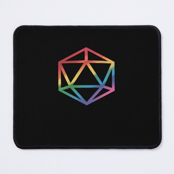 Item preview, Nerdy Polyhedral D20 Dice LGBT Pride Colors Geeky designed and sold by HaileyRobel.