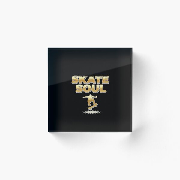 Item preview, ✨ Skate Soul – Golden Letters & Logo | Urban Skateboard Style designed and sold by SeaPolar.