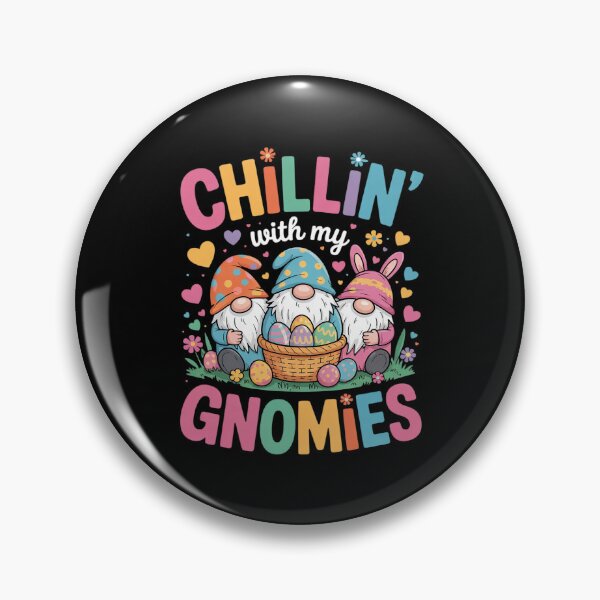 Item preview, Chillin' With My Gnomies Easter Day Men Women Kids  designed and sold by lilLilaBatArt.
